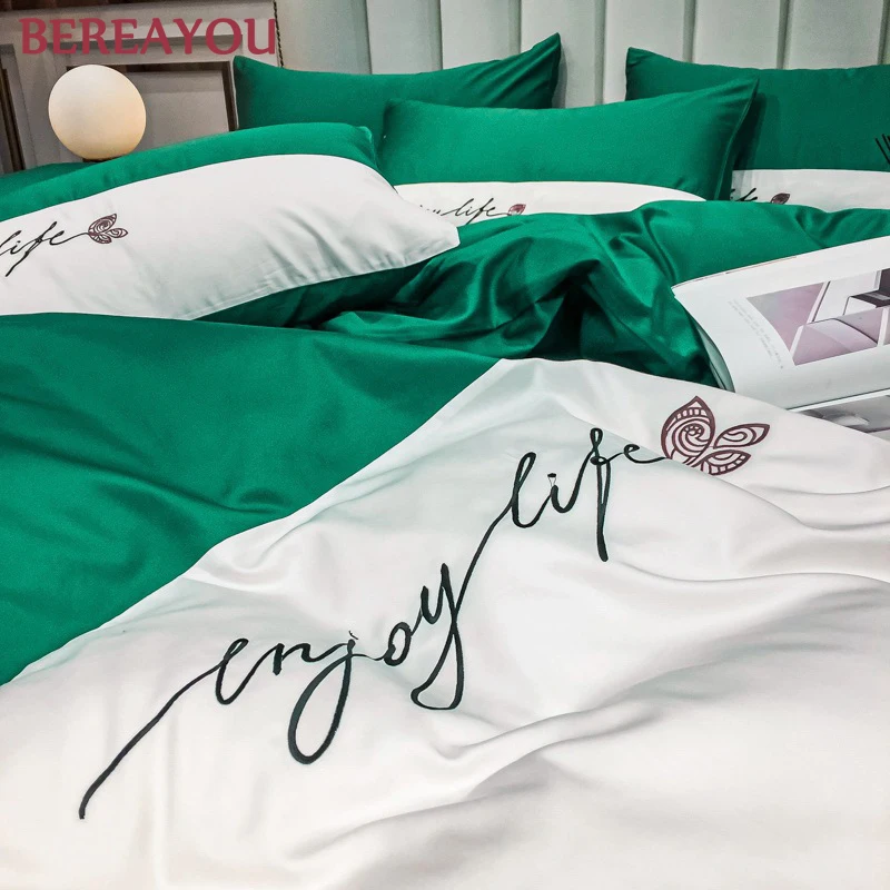 Мягкие постельные комплекты роскошный комплект постельного белья хлопковое