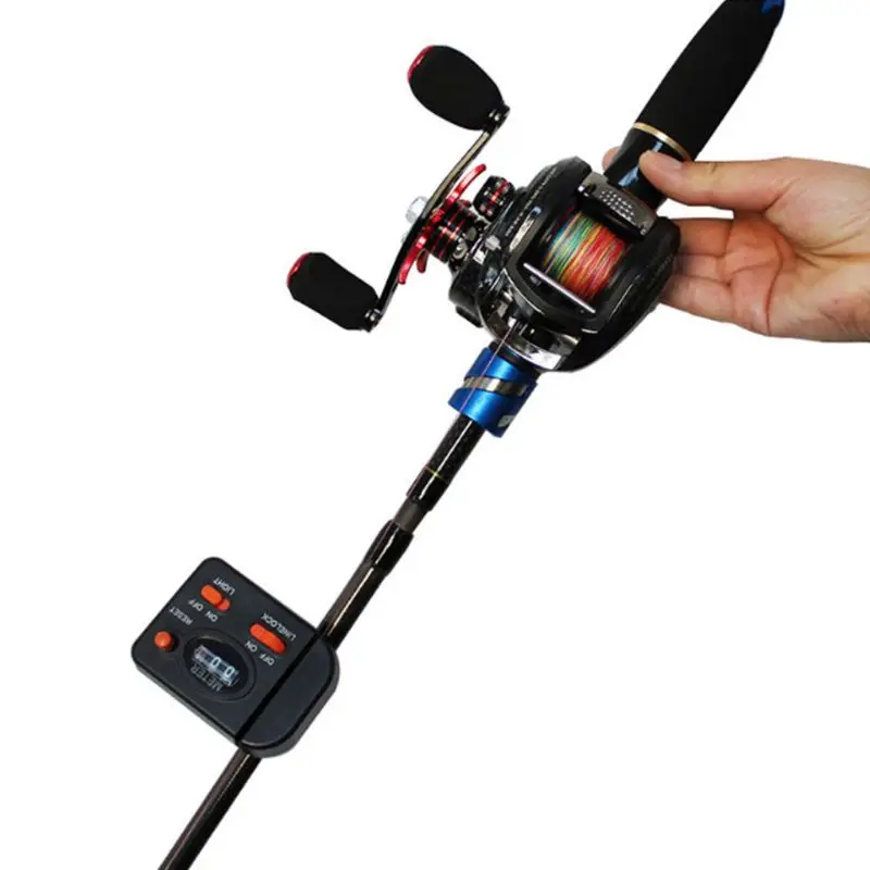 0 99 9 м леска счетчик зажим на стержне Рыболокаторы цифровой Длина