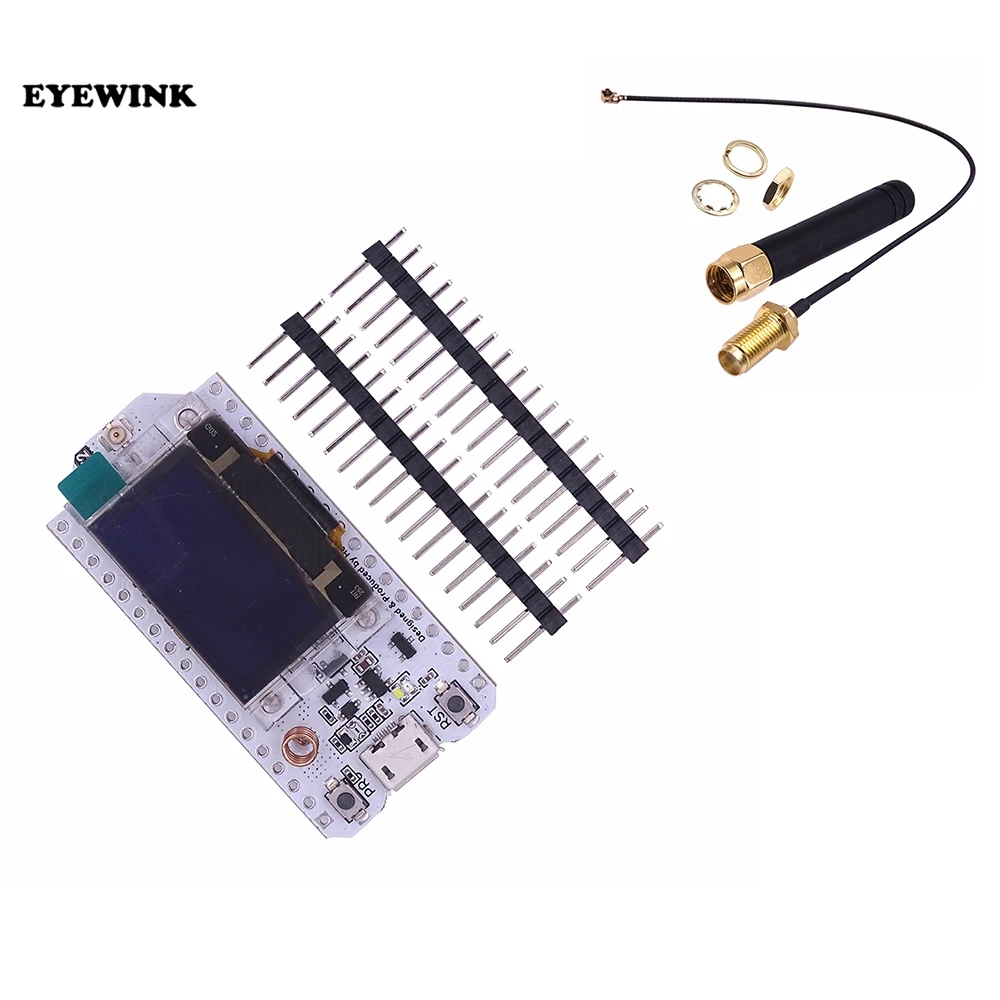 Модуль LoRa ESP32 868 МГц/915 МГц модуль Wi Fi SX1276 IOT макетная плата с антенной для Arduino