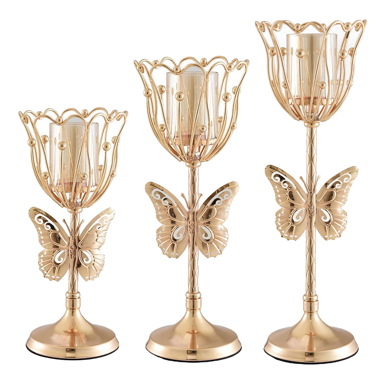 Золотой подсвечник подставка Рождественский декоративный церкви дома ресторана