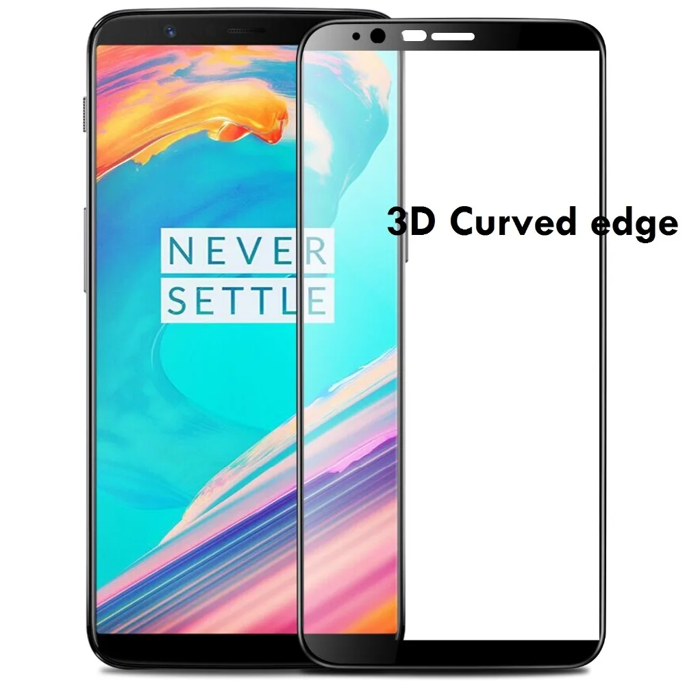 Защитный чехол с закругленными краями для Oneplus 7T 5T 6T 3D полное покрытие закаленный