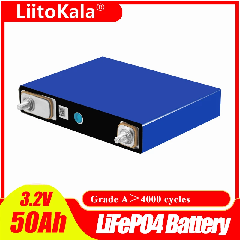 Фото Литий-железо-фосфат LiitoKala 3 2 В 50 Ач для аккумуляторных батарей 12 52 | Электроника