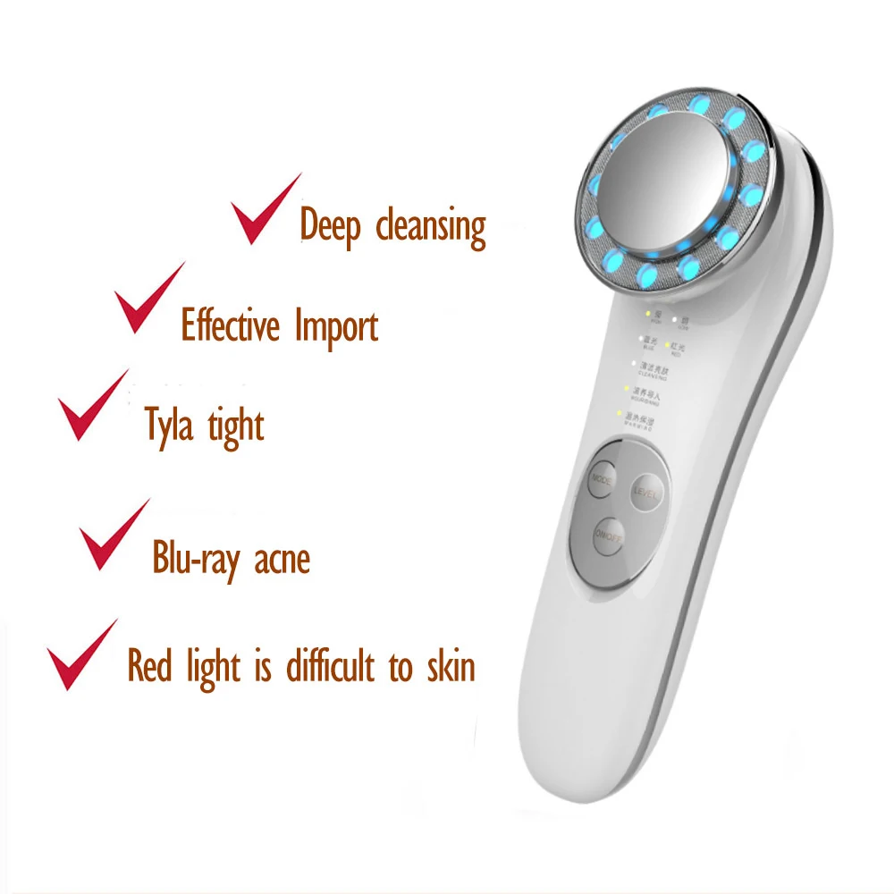 Мезотерапия для лица Электропорация радиочастотный подтягивающий массажер