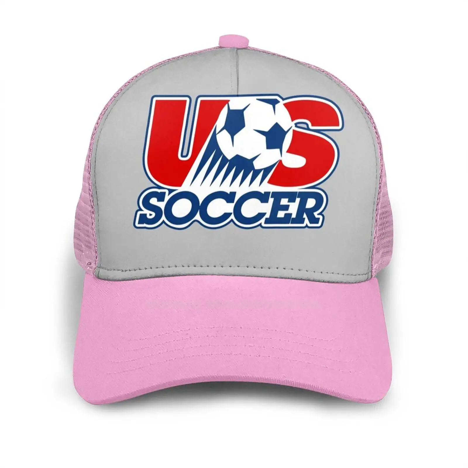 

Logo Best Edition Curved Edge Mesh Baseball Cap Soccer Football Logo Us Usa Sports