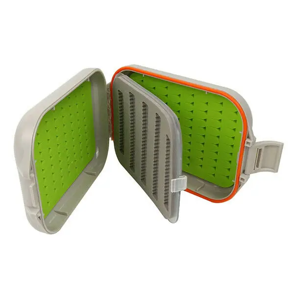 

Aventik Waterproof Swing Leaf Box Silicone Fly Fishing Tackle Box Foam Box