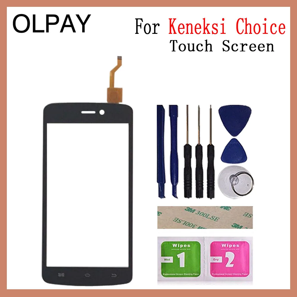 

Touch Screen Glass For Keneksi Choice 5.0'' inch Touch Screen Digitizer Glass Sensor Tools Free Adhesive+Clear Wipes