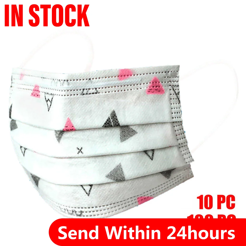 10/100 шт. одноразовая маска для лица|Маска велоспорта| |