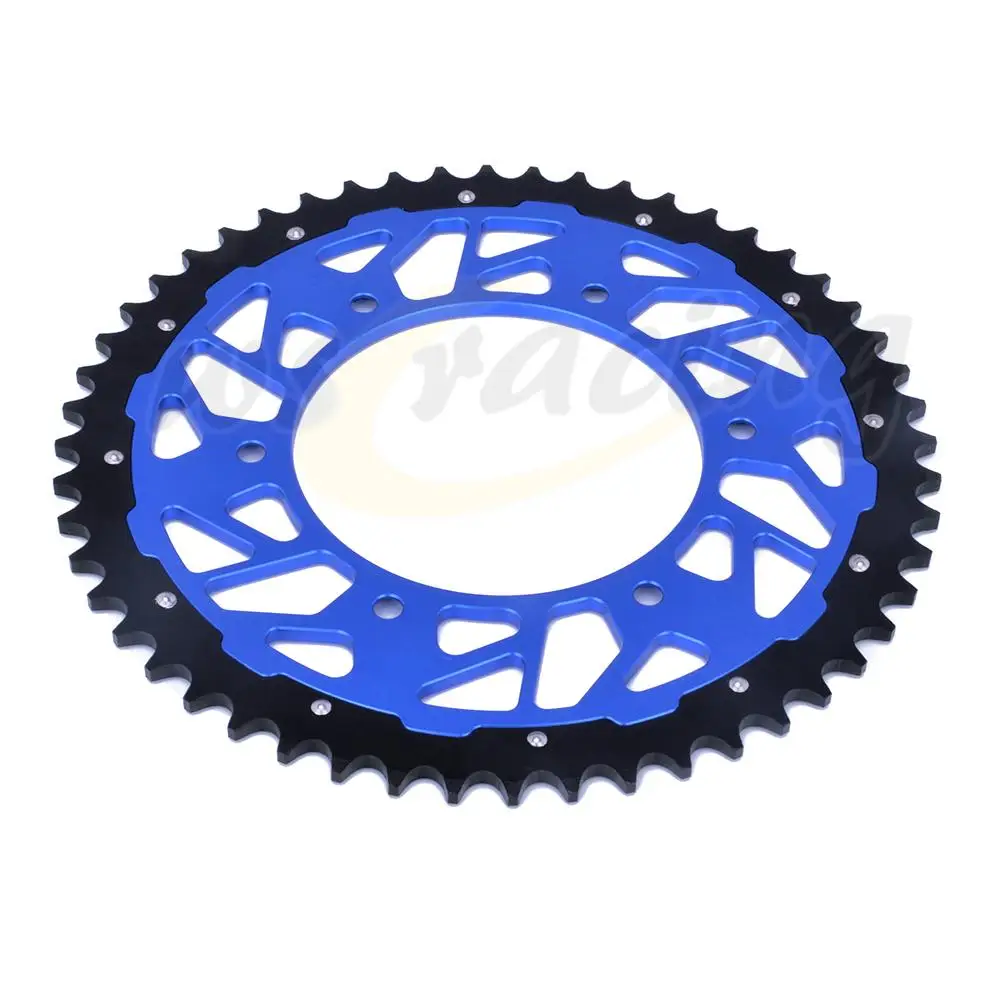 48T 49T 50T Motorcycle Rear Chain Sprocket For Yamaha YZ125 250 400 450F 426 WR250 450 1999 2003 2006 2009 2015 2018 | Автомобили и