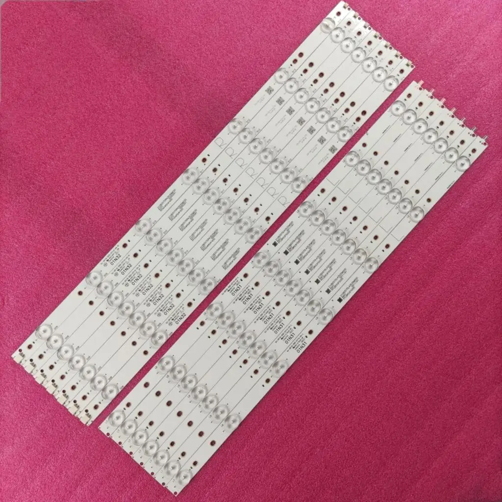 

New Kit 14 PCS LED backlight strip for 55PFF5701 LB55072 55PUS6501 01N32 01N31 GJ-2K16-550-D714-V4-L/R TPT550U2 TPT550J1 S8940L