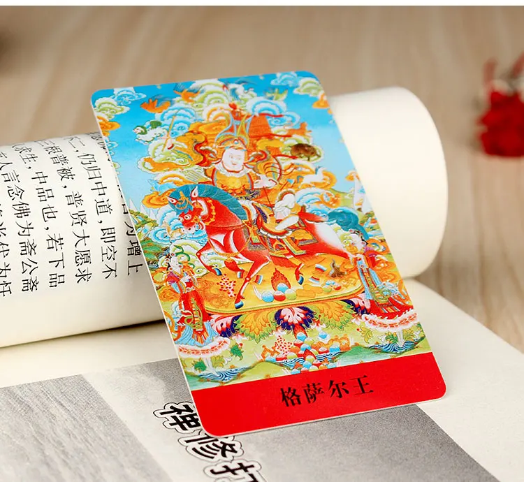Тибетский буддизм король гесар статуя Будды Амулет карта Будды|Упаковка и стойки