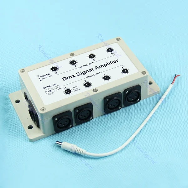 

Новый выход 2021 года, светодиодный контроллер DMX512, 8 каналов, разделитель усилителя сигнала дистрибьютор