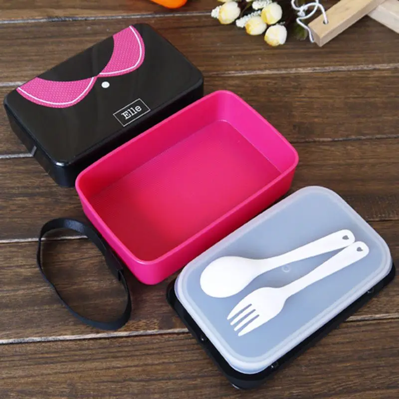 730 мл галстук Ланч-бокс Bento коробка для девочек леди детей суши Ланчбокс пищевой