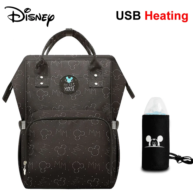 Disney mochila bebe maternidade рюкзак для детских подгузников с usb сумка-Органайзер для детских колясок водонепроницаемая сумка для детских колясок - Цвет: 12