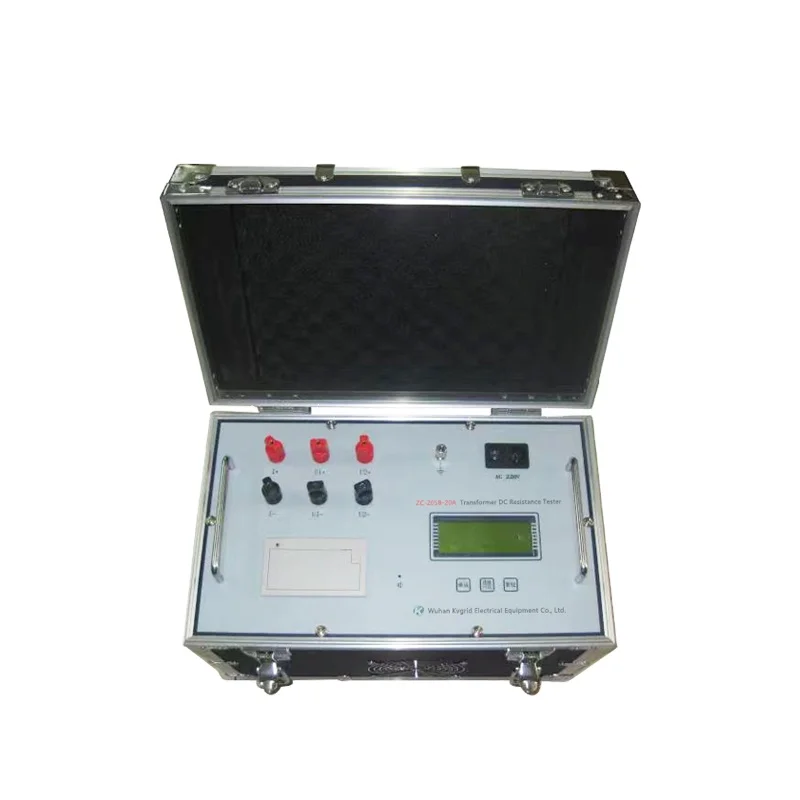 

high accuracy three transformer winding resistance tester dc resistance meter