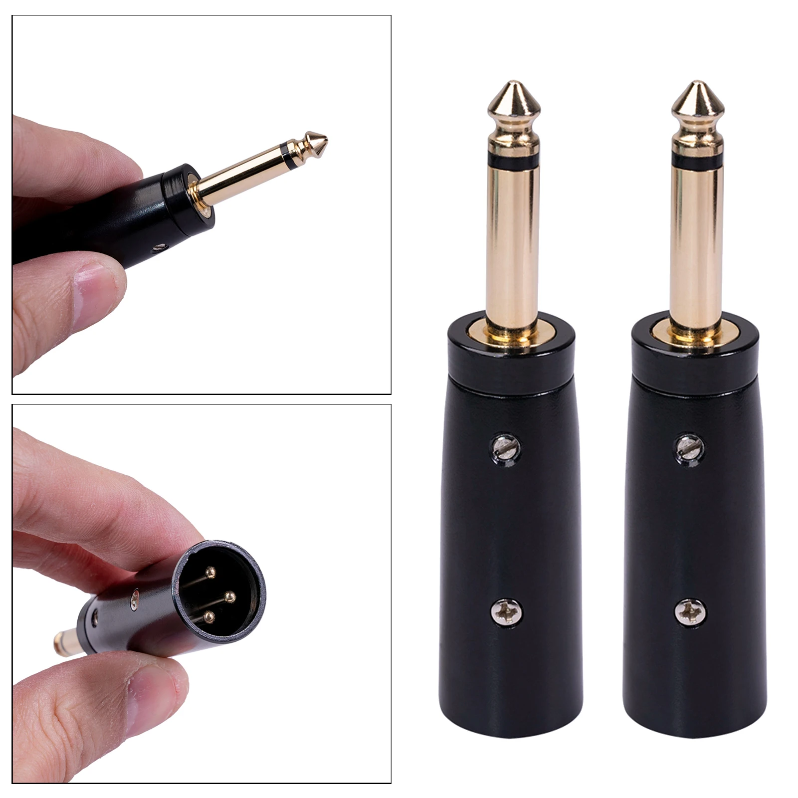 

Переходник XLR (штекер)/1/4 мм (штекер), из цинкового сплава