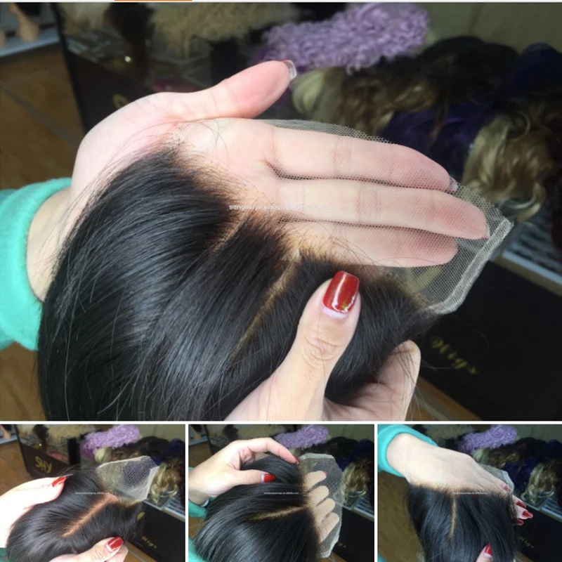 

Ross Pretty 4*4 Lace Closure Free/Middle/Three Part HD Lace Transparent Lace Color Closures Virgin hair Brazilian Hair