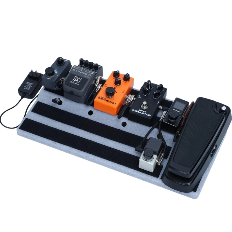 

Super Solid Guitar Pedal board Pedal board Rock board Pedaltrain Hide Your Pedal Power And Power Cables