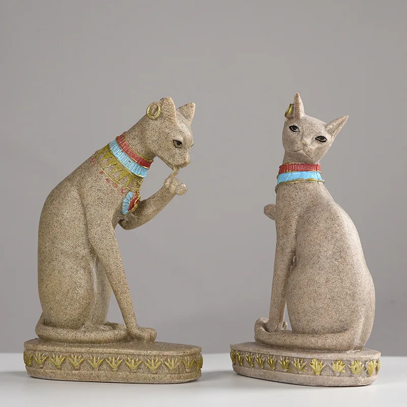 Статуэтка из песчаника статуэтка египетского кота Божья кот Древний Египет