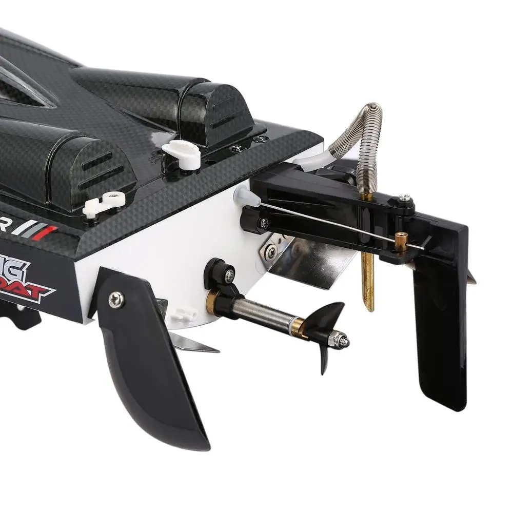 Feilun RC BoatFT011 2,4G 2CH 55 км/ч 65 см высокоскоростная гоночная лодка с системой водяного охлаждения с перевернутым бесщеточным двигателем
