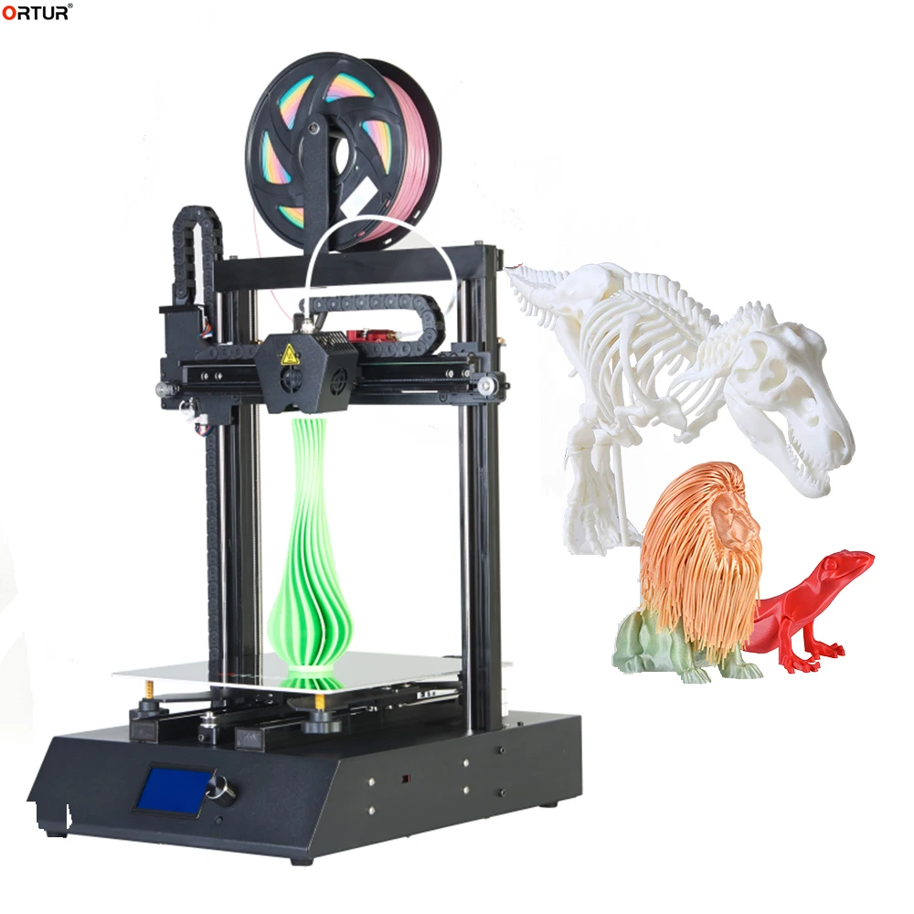 Ortur-4, 3d принтер, линейная направляющая, высокоскоростной 3d принтер Prusa I3, обновление, обновление, выключение питания, большой размер печати 260*310*305 мм