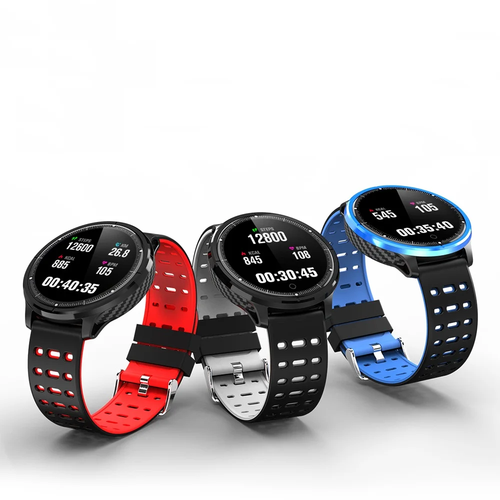 UHOOFIT спортивные P71 IP68 Водонепроницаемые Смарт часы пульсометр Монитор