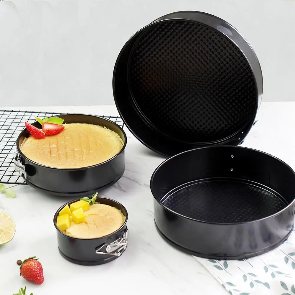 3 шт. круглая форма для кекса металлическая антипригарная Съемная формы и