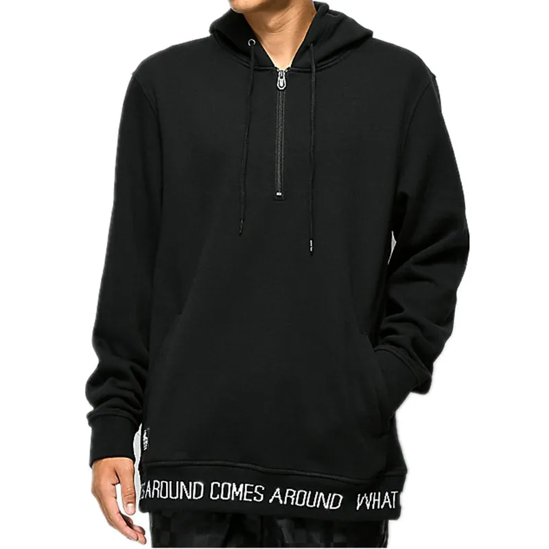 Мужская толстовка с капюшоном на молнии вышивкой тигра (бракованный) | одежда