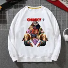 Ужас Чаки, модная уличная одежда в стиле Харадзюку, Мультяшные толстовки, свитшот, трендовая мужская одежда с принтом, мужские толстовки в стиле хип-хоп с круглым вырезом