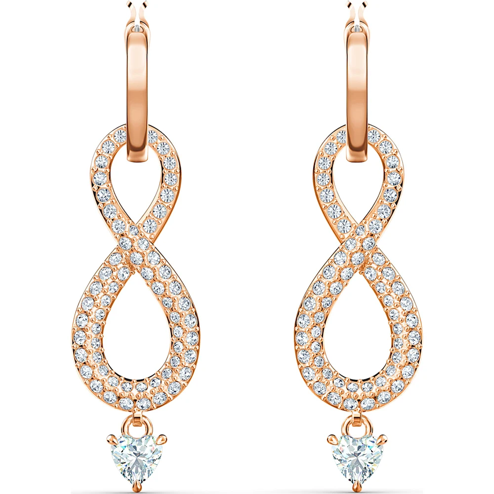 

2020 Fashion New Rose Gold INFINITY HEART, Y-shaped Ladies Necklace Original Woman Jewelry to Give Girlfriend Birthday Best Gift