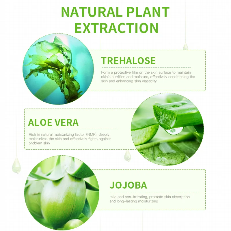 Daralis 45 г Натуральный гель с алоэ вера увлажняющий крем для лица шрам