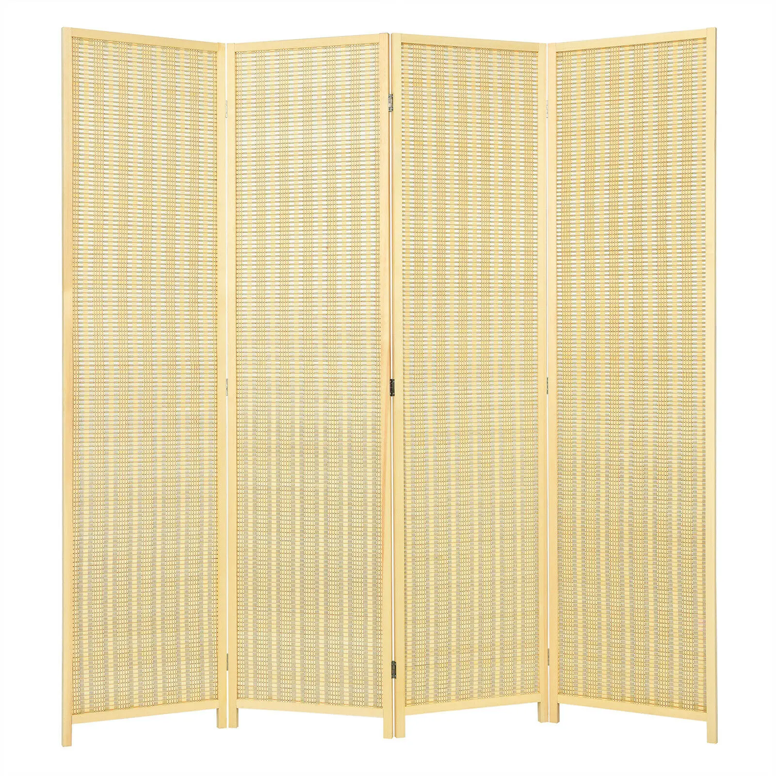 

4 Panel Room Divider Screen Portable Folding 6 ft Partition Screen HW67710NA