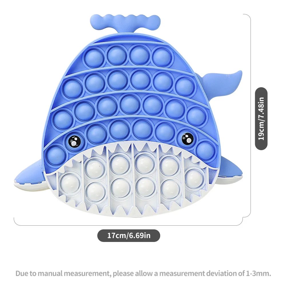 Ballena-juguete sensorial para ni&ntilde;os y adultos, juguete sensorial, Kawaii, regalo para chico, juguete educativo de aprendizaje-5