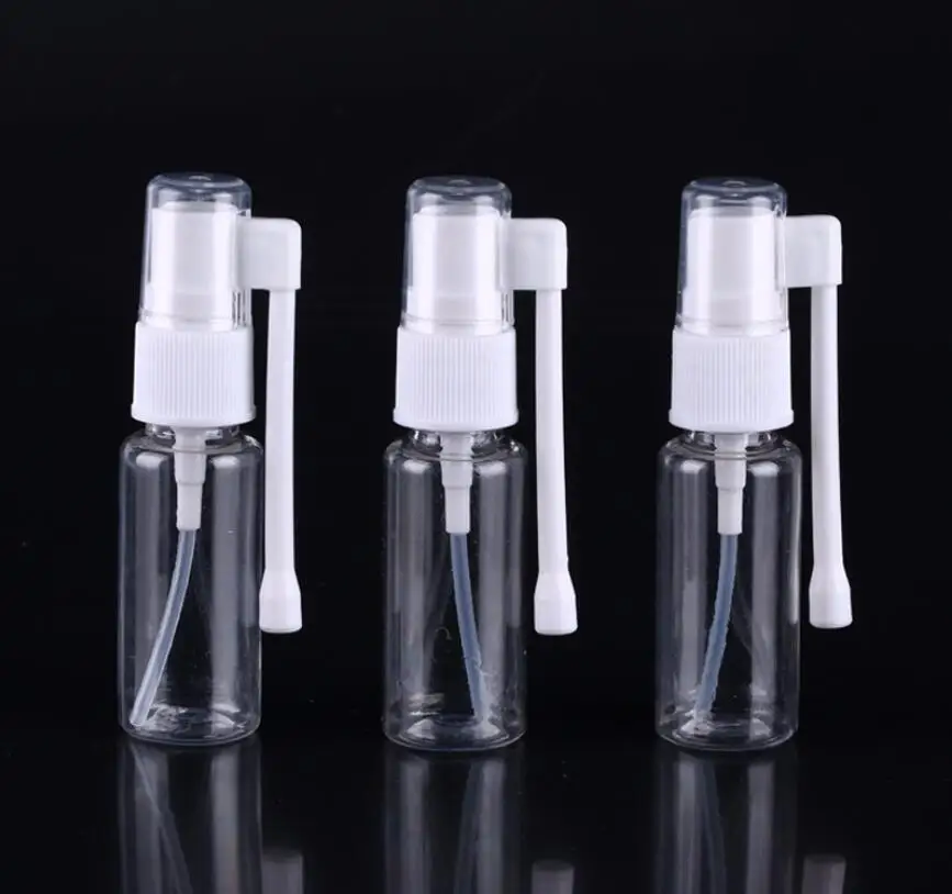 

2pcs/lot 5ml 10ml 20ml 30ml Clear Empty Plastic Nasal Spray Bottles Pump Sprayer Mist Nose Spray Refillable Bottling Packaging
