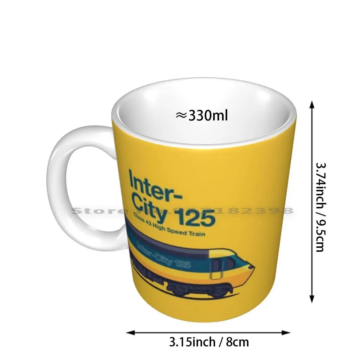 Intercity 125 High Speed Train Side Profile Orig Ceramic Mugs Coffee Cups Milk Tea Mug Hst | Дом и сад