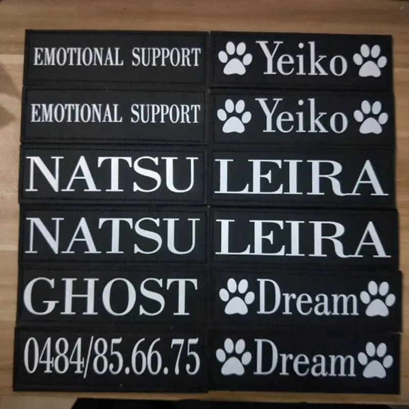 Яркая табличка с именем собаки ярлыки на заказ светоотражающая светящиеся