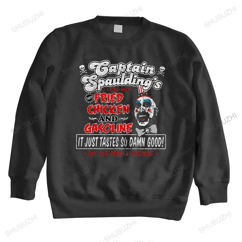 

Classic hoodie Men Captain Spaulding sweatshirt Pure Cotton sweatshirts Tops Leisure Horror Film House of 1000 Corpses hoodies