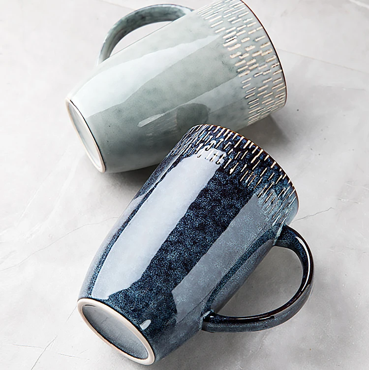 

Creative Mugs Coffee Cups Ceramic Coffee Mug Travel Eco Friendly European Retro Personalized Mug Tazas De Cafe Water Cup BB50