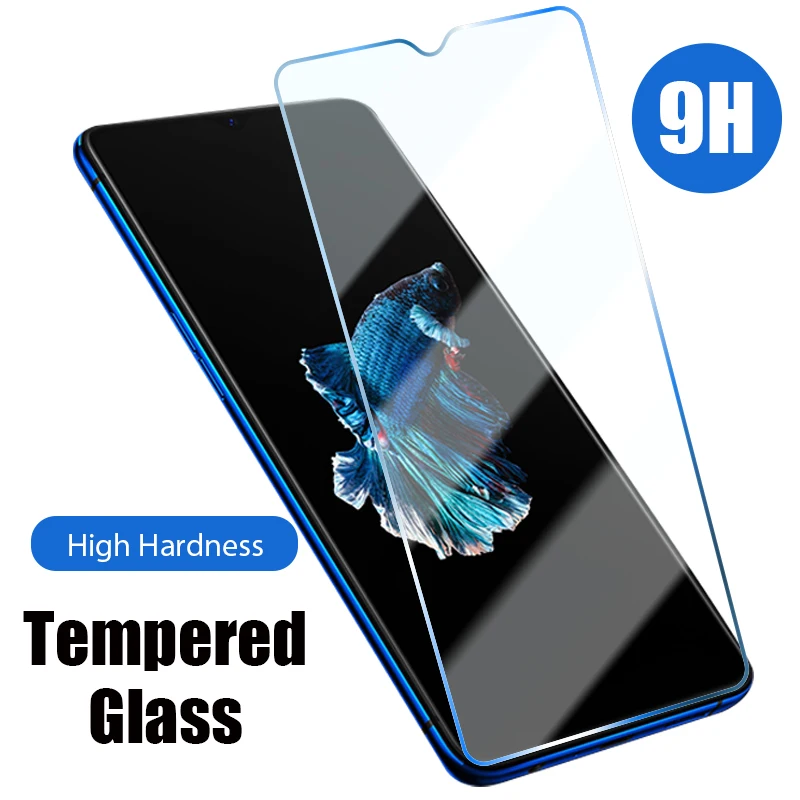 

Transparent Tempered Glass for Realme 7i 7 6 Pro 6s 6i Clear Hard Screen Protector for Realme 5s 5i 5 3 2 Pro 3i Front Film