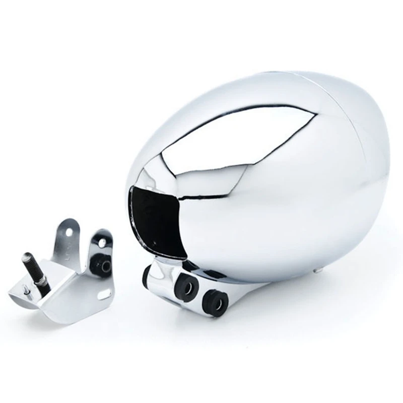 

Мотоциклетная Хромированная фара на заказ для Honda Iron Horse 400/600 YAMAHA SUZUKI KAWASAKI дальний и ближний свет