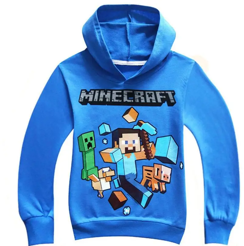 blue baby boys sweatshirt teenage Xmas clothes children autumn warm shirt kids hoodies boys sport costume fashionable jacket coat - Цвет: blue