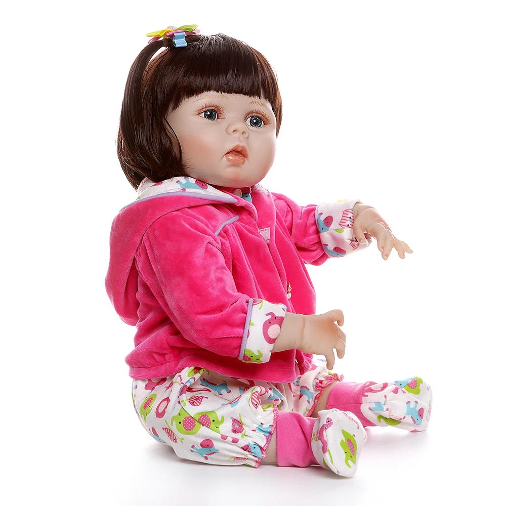Силиконовая кукла младенец NPK 56 см 0 3 м|Куклы| |