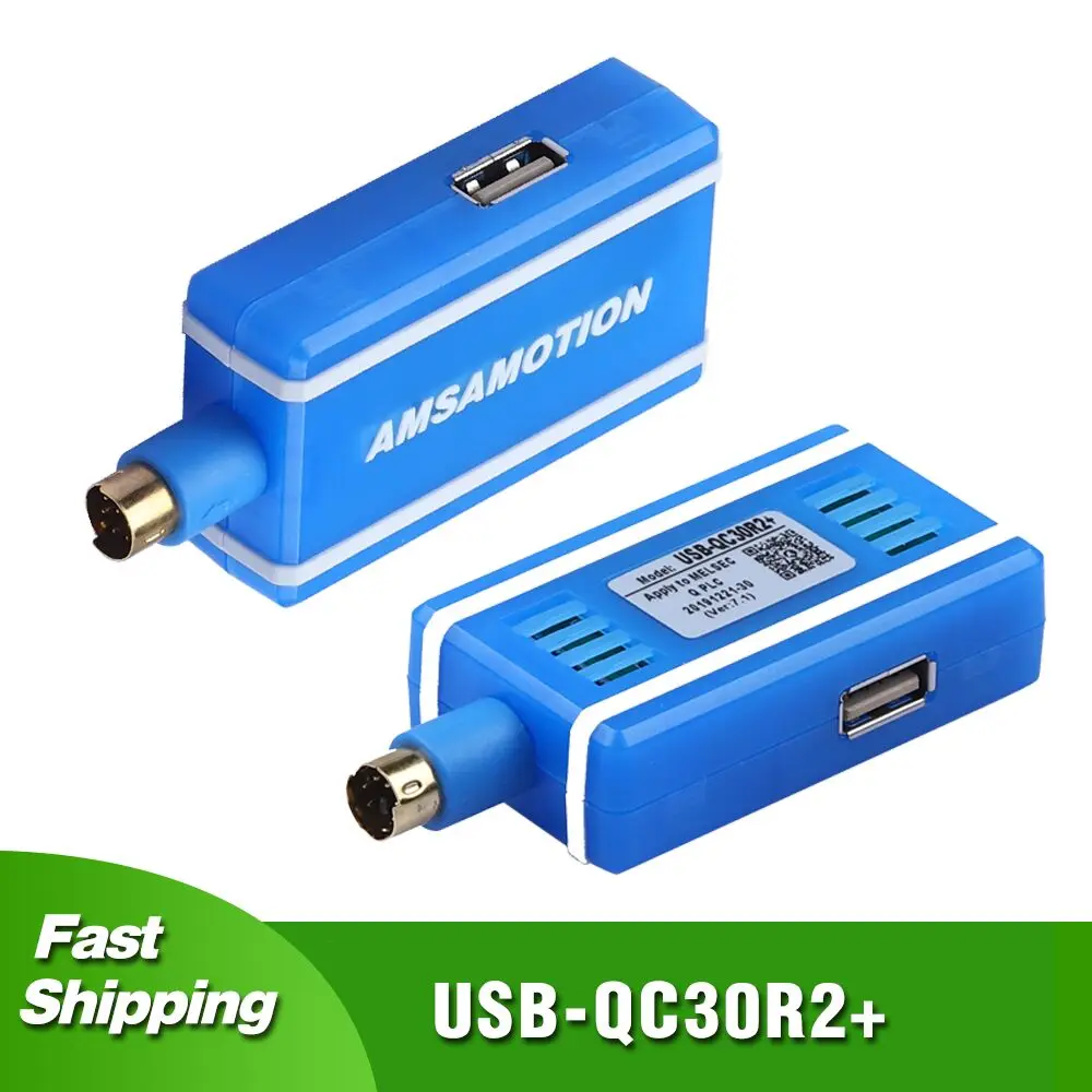 

Latest Vesion Isolation Type USB-QC30R2 For MELSEC Q Series PLC Programming Cable Protable packing