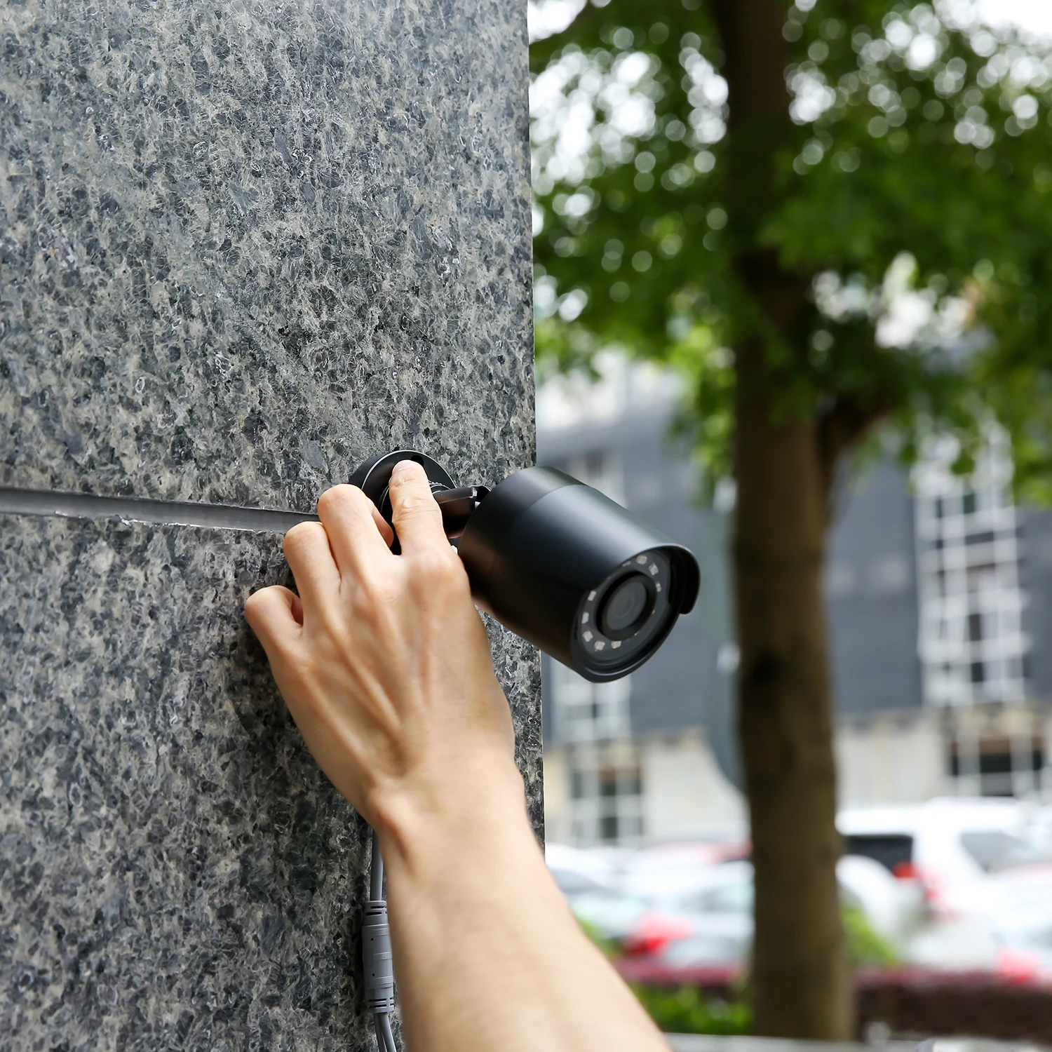 ANNKE 4 шт 1080P камера наблюдения s 2MP IP66 Водонепроницаемая камера видеонаблюдения для помещений и улицы Комплект ночного видения 30 м с Умной ИК-камерой