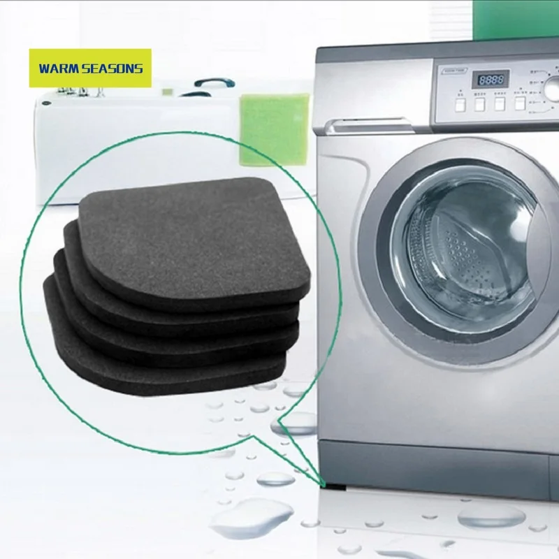 

Washing Machine Anti-Vibration Pad Mat Non-Slip Shock Pads Mats Refrigerator 4pcs/set Kitchen Bathroom Accessories Bathroom Mat