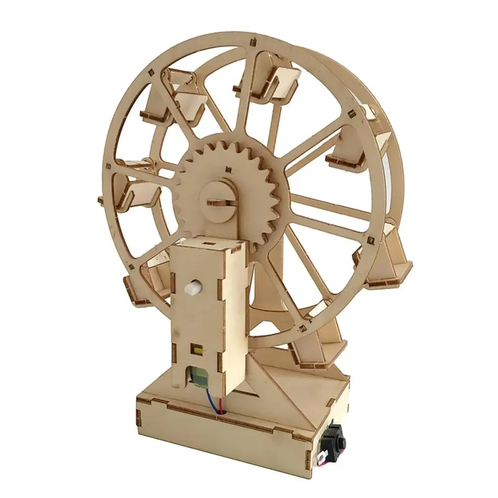DIY Деревянный Колесо обозрения модель комплект материалов научный эксперимент