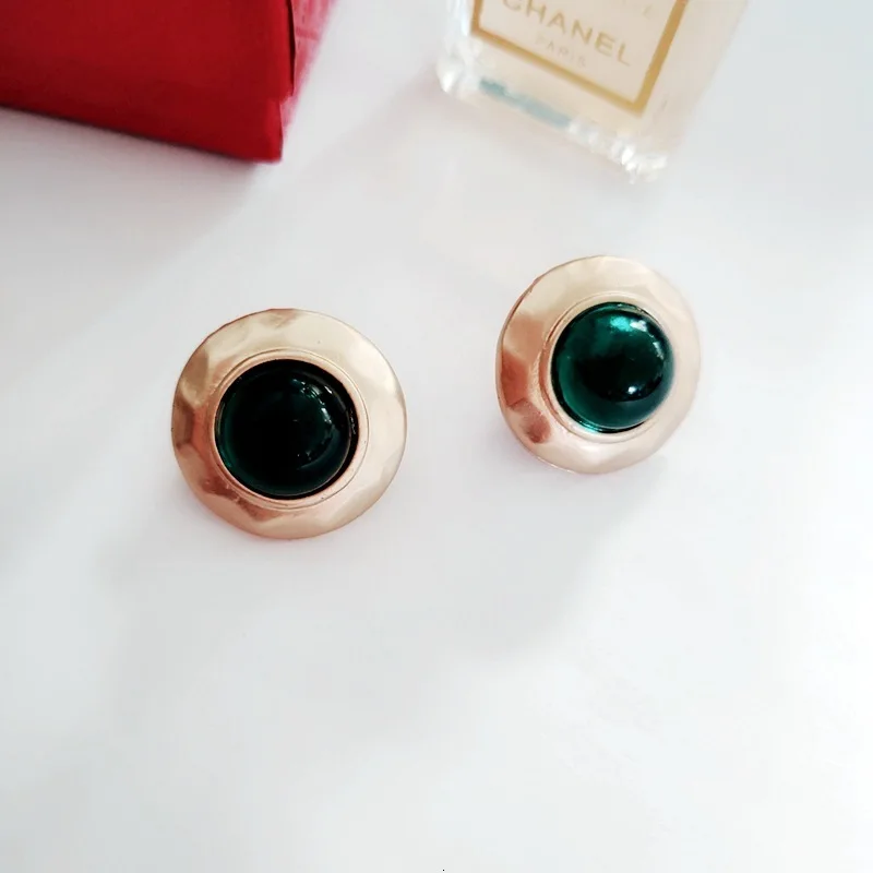 2020 разноцветные Серьги с драгоценными камнями круглые сережки шаром женские