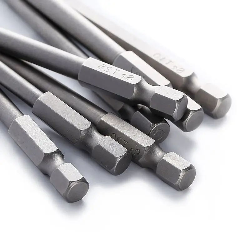 Promotion! 11 Pieces 1/4 Inch Hex Shank T6-T40 4 Length S2 Steel Torx Security Head Screwdriver Drill Set Bits | Инструменты
