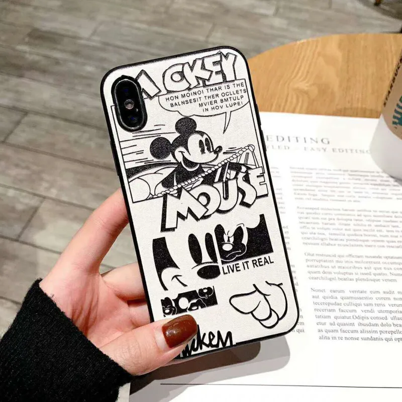 Милый Микки Дональд Дак Чехол для мобильного телефона iPhone X XS XR XSMax 8 7 6 6S PluSTPU