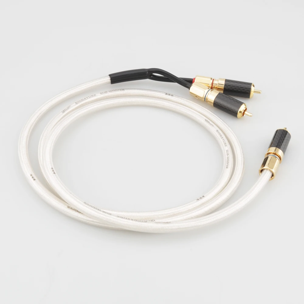 Y-образный переходник A26 RCA 1 штекер на 2 штекера короткий Y-разветвитель Цифровой