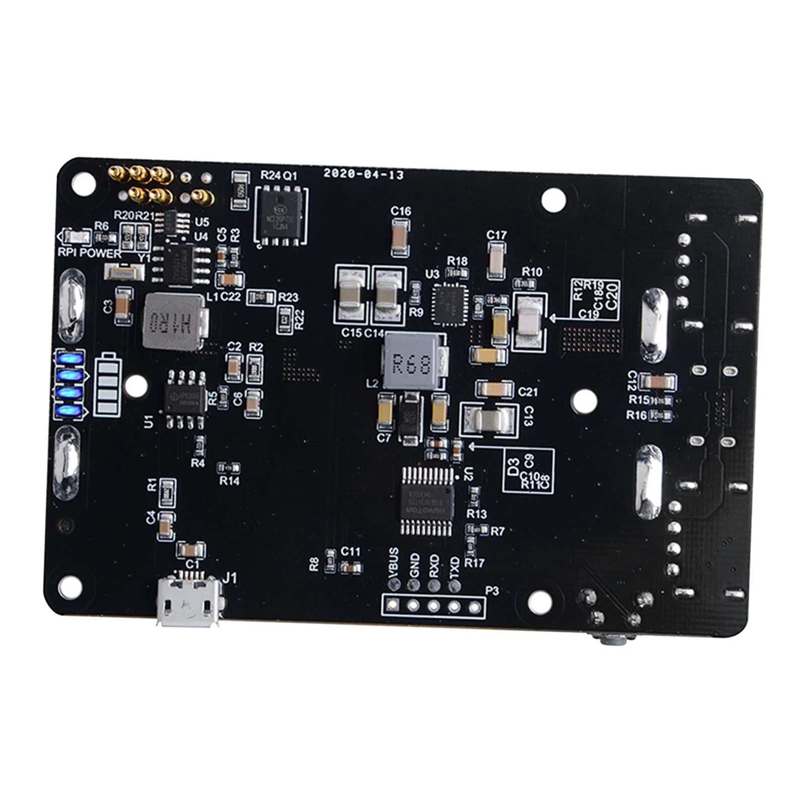 

18650 UPS With RTC & Coulometer Pro Power Supply Device Extended Two USB Port for Raspberry Pi 4 B / 3B+/ 3B
